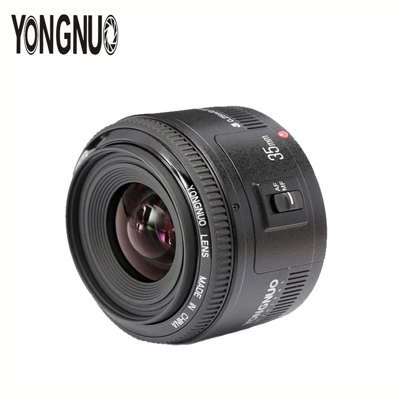 Объектив YONGNUO YN35mm объектив 35 мм F2 AF/MF широкоугольный с фиксированным/Прайм