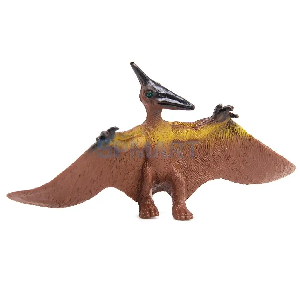 6Pcs Dinosaur Model Set Tyrannosaurus Stegosaurus Triceratops Utahraptor Spinosaurus Pterosaur Kids Children Toy Table Decor