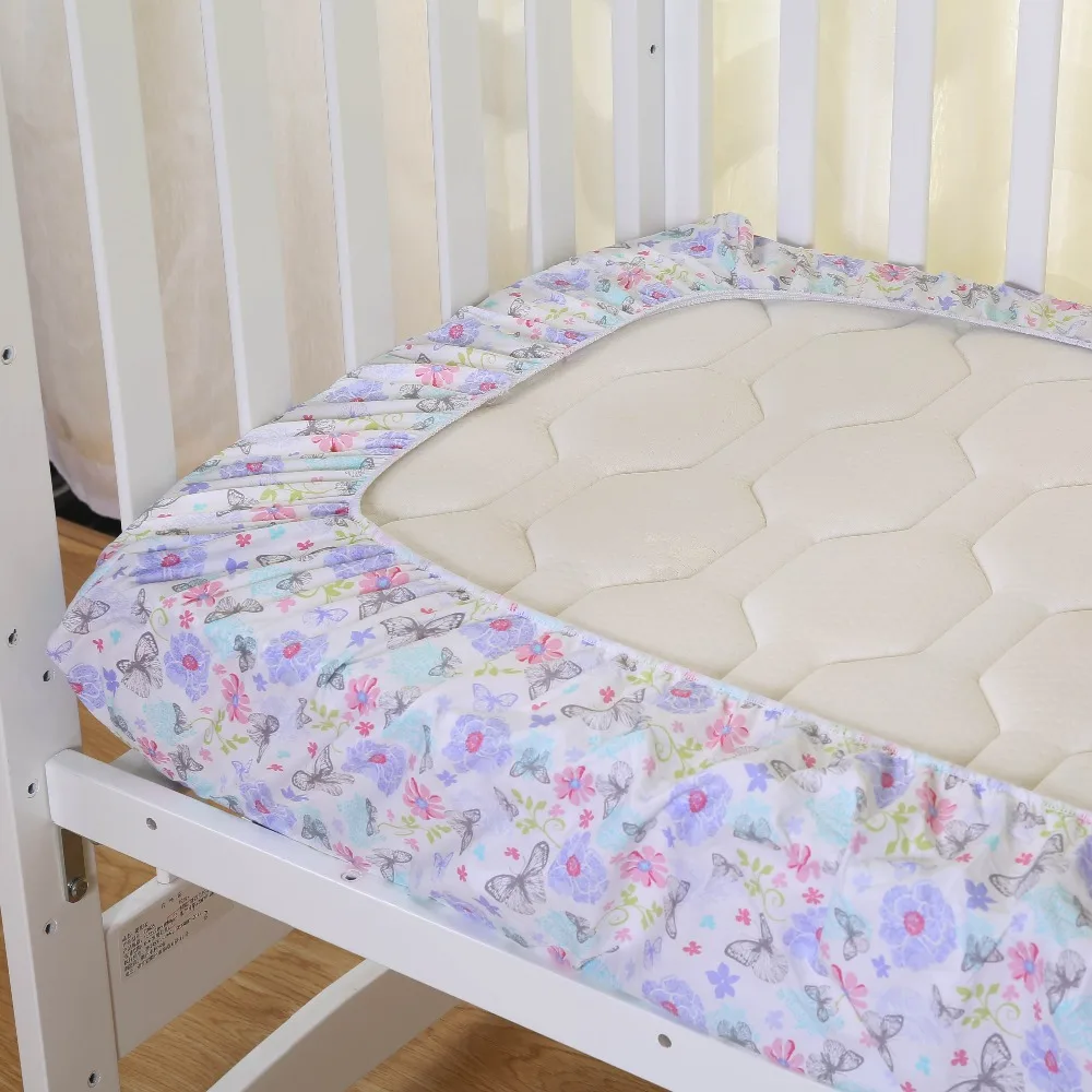 Популярная Милая простыня для кроватки с принтом
