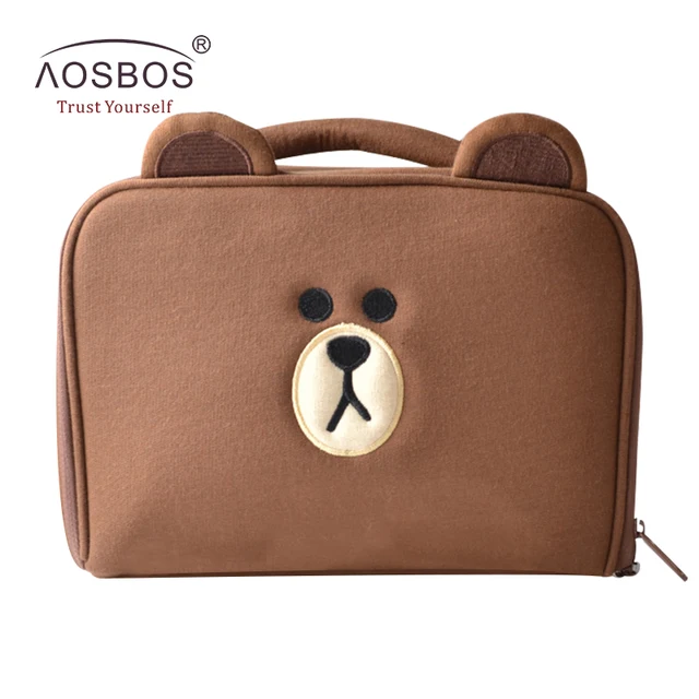 Aosbos Cartoon Cute Bear Cosmetic Bags Women Travel Wash Makeup Bag Aosbos Cartoon Cute Bear Cosmetic Bags Women Travel Wash Makeup Bag Case S Portable Toiletry