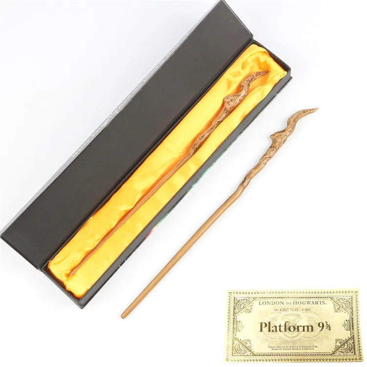 25 видов Харри Поттер волшебные палочки с коробкой и Хогвартс London Express Реплика билет на поезд/любой Другое палочки также можете попросить нас - Цвет: Garrick
