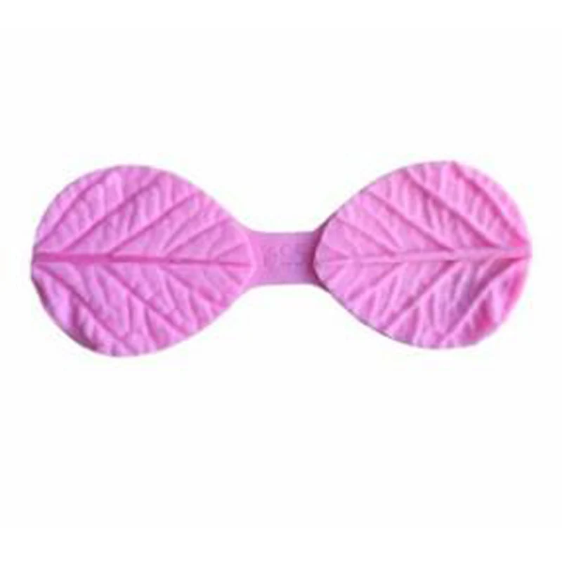 

Double Leaf Shape 3D Silicone Cake Mold For Jelly Candy Decorating Bakeware Soap Pastry Tools Handmade DIY Silicone Mold