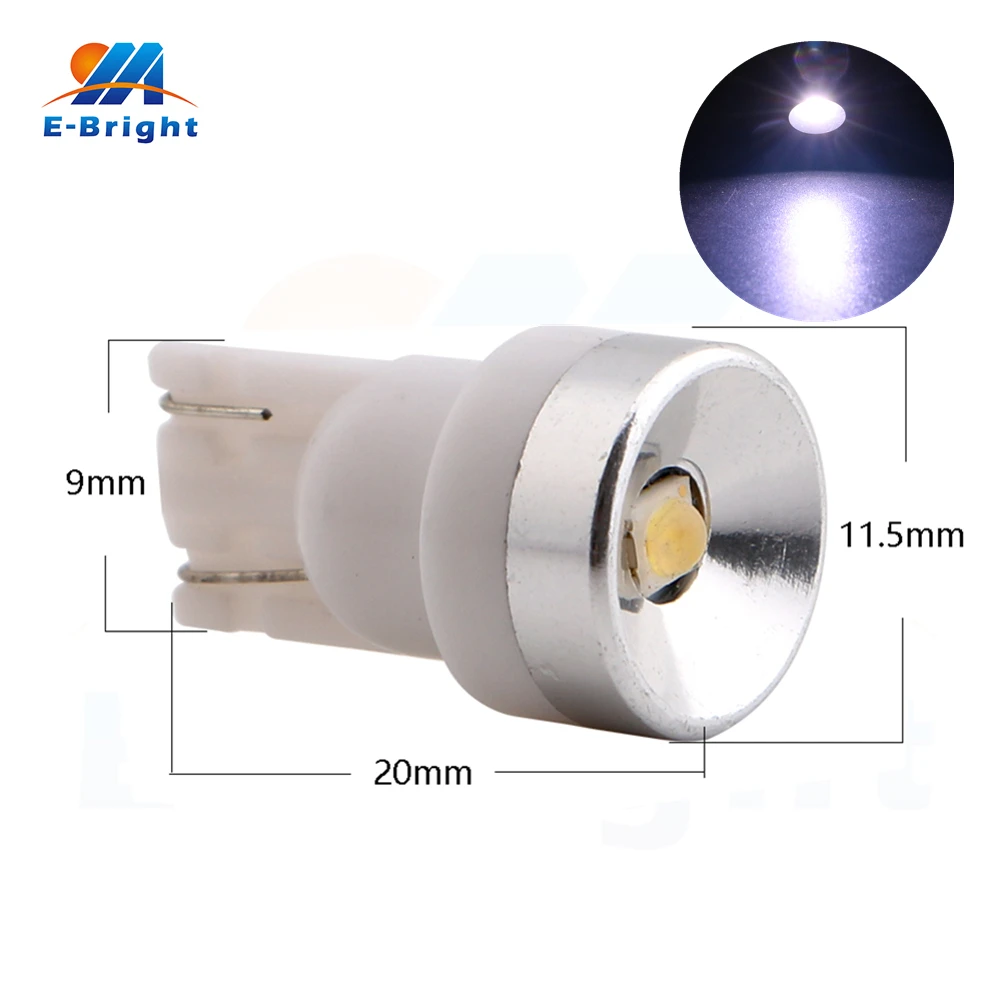 

10pcs 50pcs 500pcs W5W T10 3030 1 SMD 1Led Bulb 120Lm Auto Lamp Tail Light Parking Light Cars Indicator Door Lights 8000k 12V