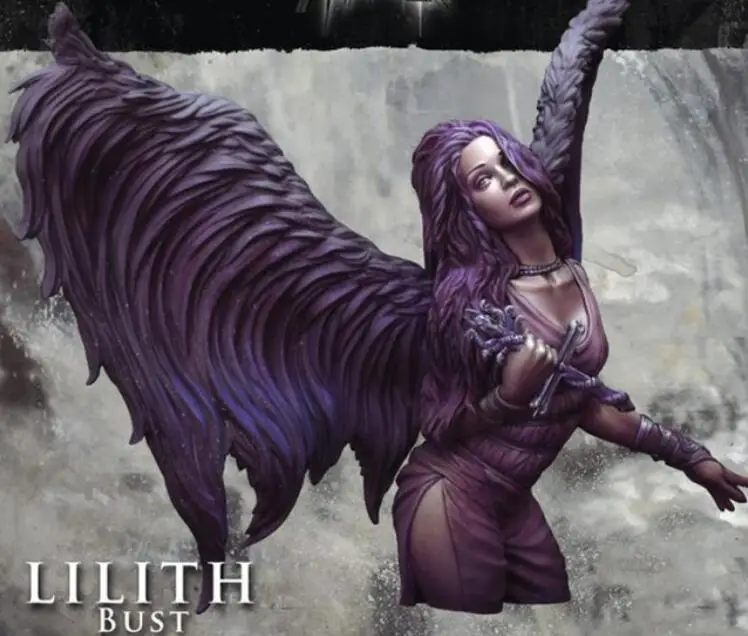 

1/16 Scale Unpainted Resin bust LILITH GK figure