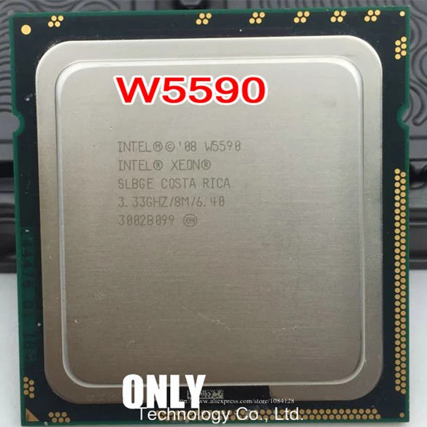 Intel Xeon W5590 CPU processor /3.33GHz /LGA1366/8MB/ L3 130W Cache/Quad Core/ server CPU Free Shipping , there are, sell W5580 fastest cpu