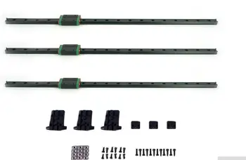 

Micromake 3D Printer Kit Kossel Delta Linear Rail 460mm Length with Slide Block 3pcs/lot