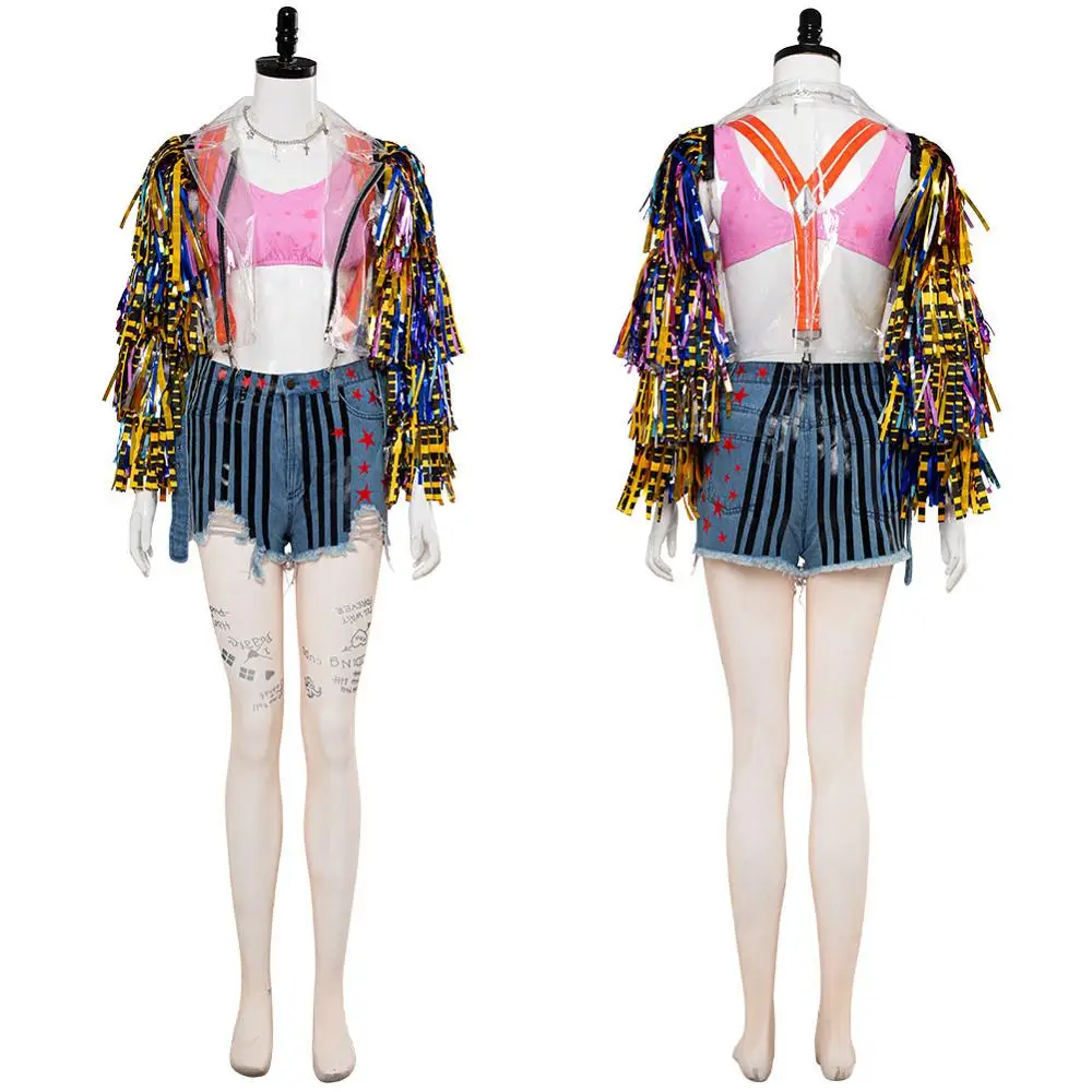 

Batman Birds of Prey Cosplay And the Fantabulous Emancipation of One Harley Quinn Costume Cheerleader Suit Adult Carnival Party