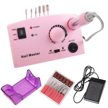 

Professional Electric Nail Drill Machine Kit 35000 RPM Nail Cutter Bit File Manicure Pedicure Tools Set HJL2018