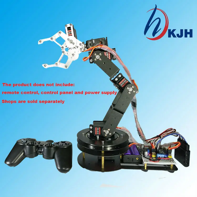 R2-Fully-Assembled-6-Axis-Mechanical-Robotic-Arm-Clamp-for-Arduino-Raspberry Скорость Бесплатная доставка