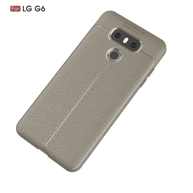 Чехол для телефона LG G6 противоударный роскошный кожаный мягкий чехол из ТПУ G 6 H870