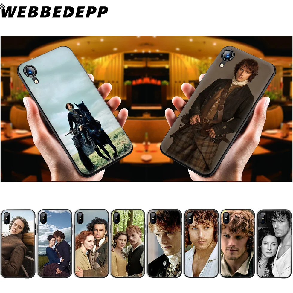 WEBBEDEPP Jamie Fraser Outlander Soft Silicone Case for iPhone 11 Pro Xr Xs Max X or 10 8 7 6 6S Plus 5 5S SE |