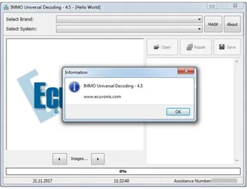 

NEW EcuVonix Full Pack (DTC Remover 1.8.8.5 +IMMO Universal Decoding 4.5+EDC17 Checksum Calc +AIRBAG Universal Repair 3.8 (2018)