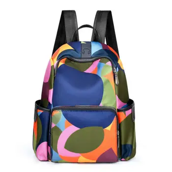 

CA Fashion Women Waterproof Oxford Cloth Travel Backpack Anti-theft Shoulder Bag