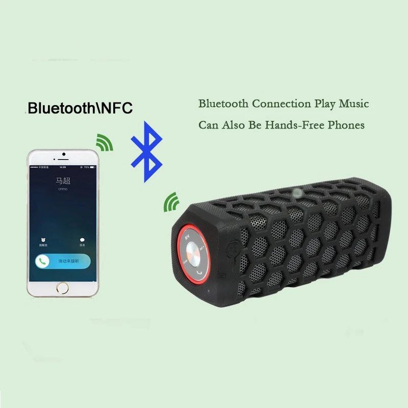 Портативные спортивные колонки Ubit 10 Вт водонепроницаемые беспроводные Bluetooth для
