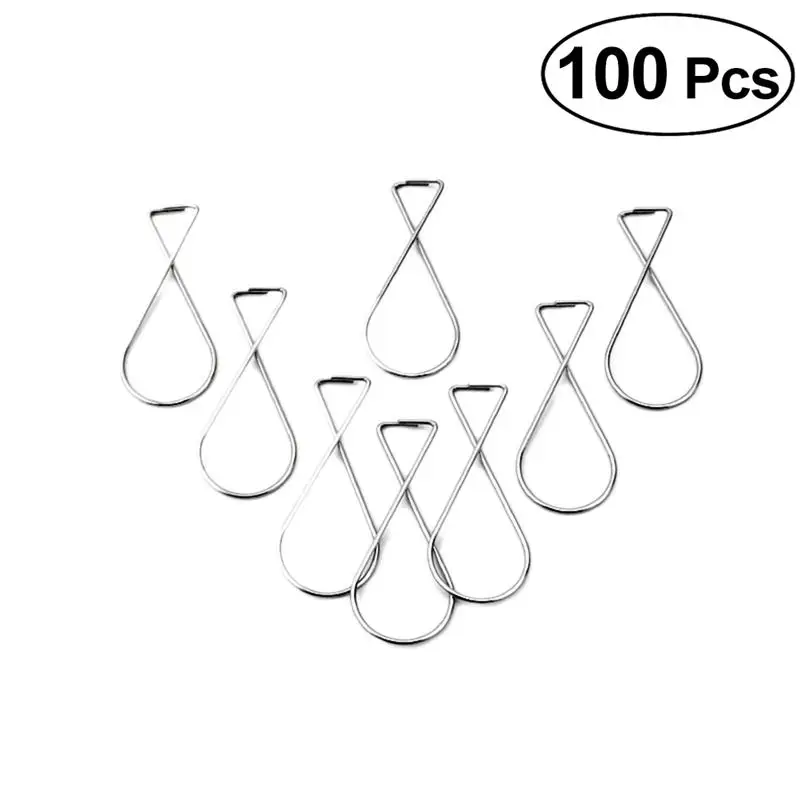 100pcs Automatic Rebound Hooks Ceiling Clips T Bar Hangers Clips