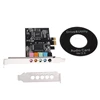 PCI-E Audio carte son numérique 5.1 condensateurs solides CMI8738 jeu de puces + barrière ► Photo 3/6
