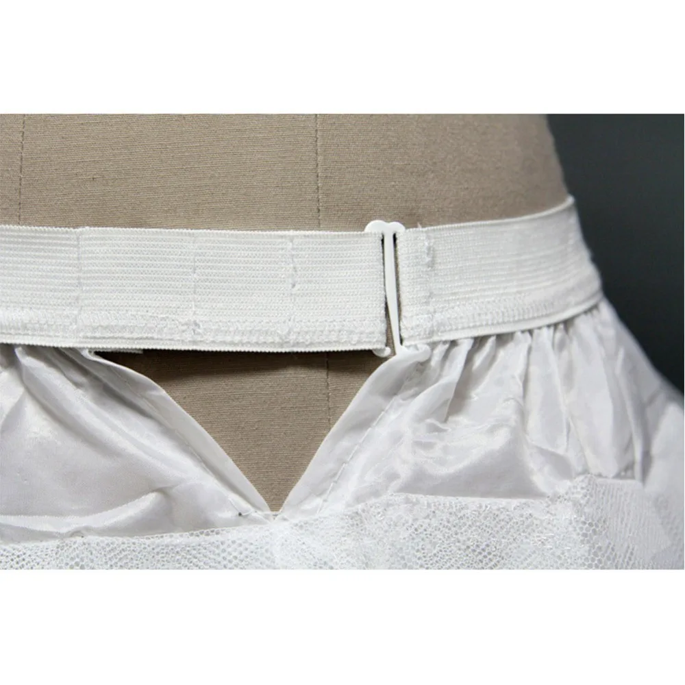 3-слойные, кружевная юбка-американка Для женщин короткие юбки; джинсовая юбка трапециевидной формы свадебный подъюбник кринолин