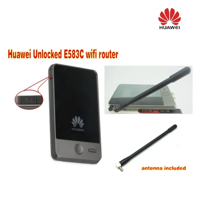 Разблокированный Huawei E583C 3G wifi роутер 7 2 M мобильный hotspot plus 3g антенна | Компьютеры и