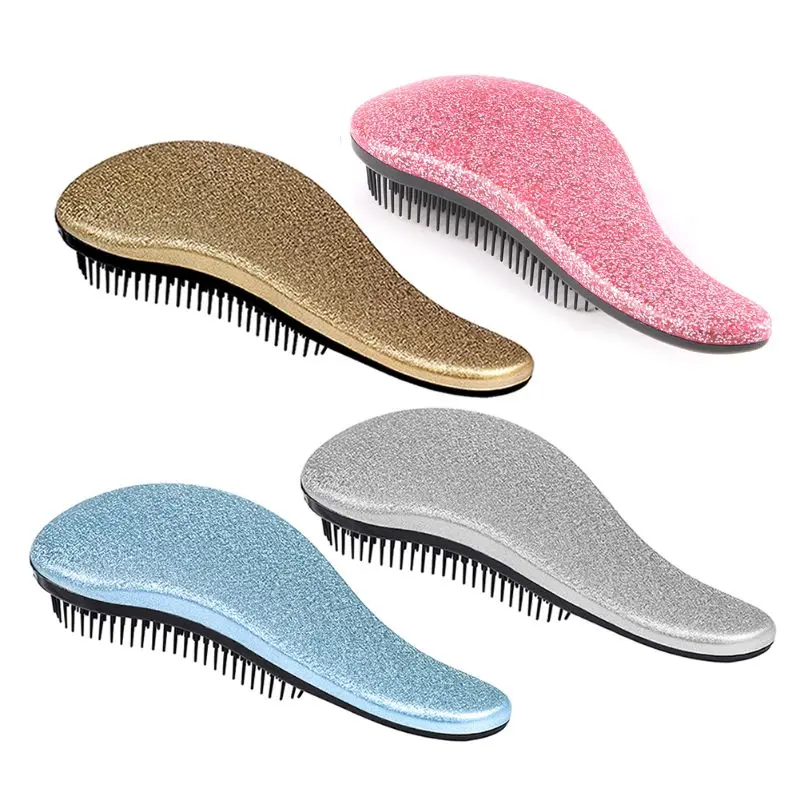 

Plastic Magic Handle Detangling Tangle Comb Hair Styling Salon Tamer Handle Massager Hot Cute Useful Small Fashion 2017 New
