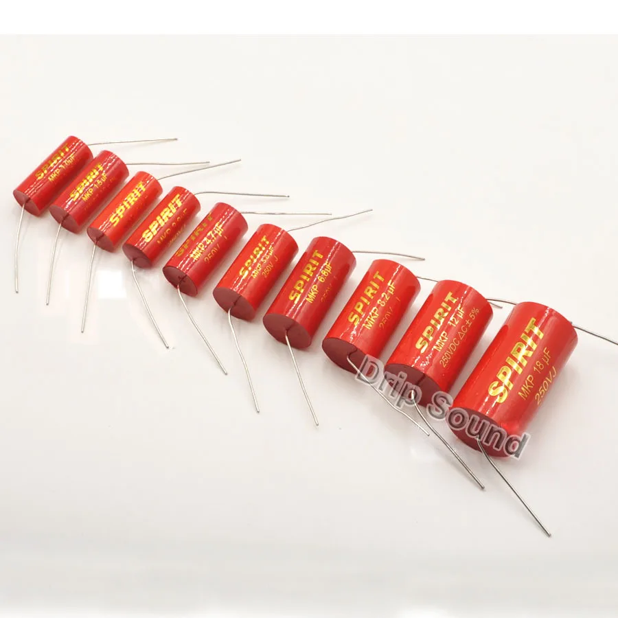 2Pcs 1.0Uf-10Uf 250V Altoparlante Divisore Di Frequenza Amplificatore Crossover Filtro A Film Di Poliestere Metallizzato Non-Polarità Condensatore