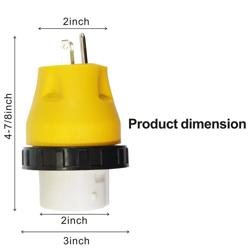 Детали RV& аксессуары 15A Male To 50A женский сверхмощный запирающий разъем Соединительный шнур питания Замена Сосуд ручка Jun11