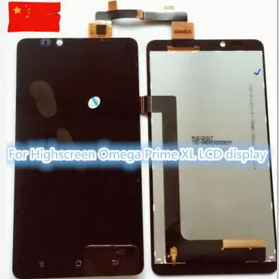 

For Highscreen Omega Prime XL LCD display+Touch Screen Assembly perfect repair part for Omega Prime XL Free shipping
