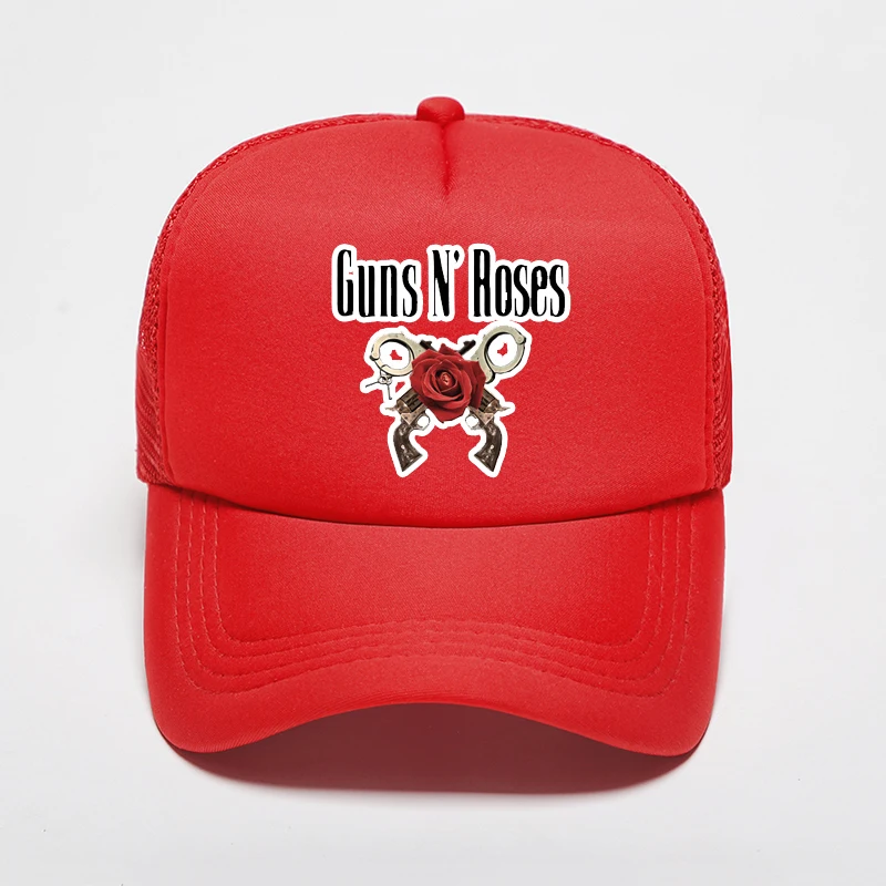 Бейсбольная Кепка унисекс для взрослых в стиле панк, хип-хоп, N Roses, Высококачественная дышащая Регулируемая шляпа-Кепка с черепом