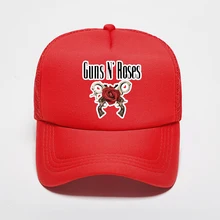 Бейсбольная Кепка унисекс для взрослых в стиле панк, хип-хоп, N Roses, Высококачественная дышащая Регулируемая шляпа-Кепка с черепом