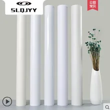 Толстые водостойкие самоклеющиеся обои из ПВХ белого дерева самоклеящиеся двери шкафа старая мебель ремонт наклейки