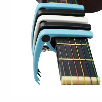 

2Pcs Set Guitar Capo 6 String Trigger for Acoustic Electric and Classic Guitar Bass Ukulele Single-Handed Guitar Tunning
