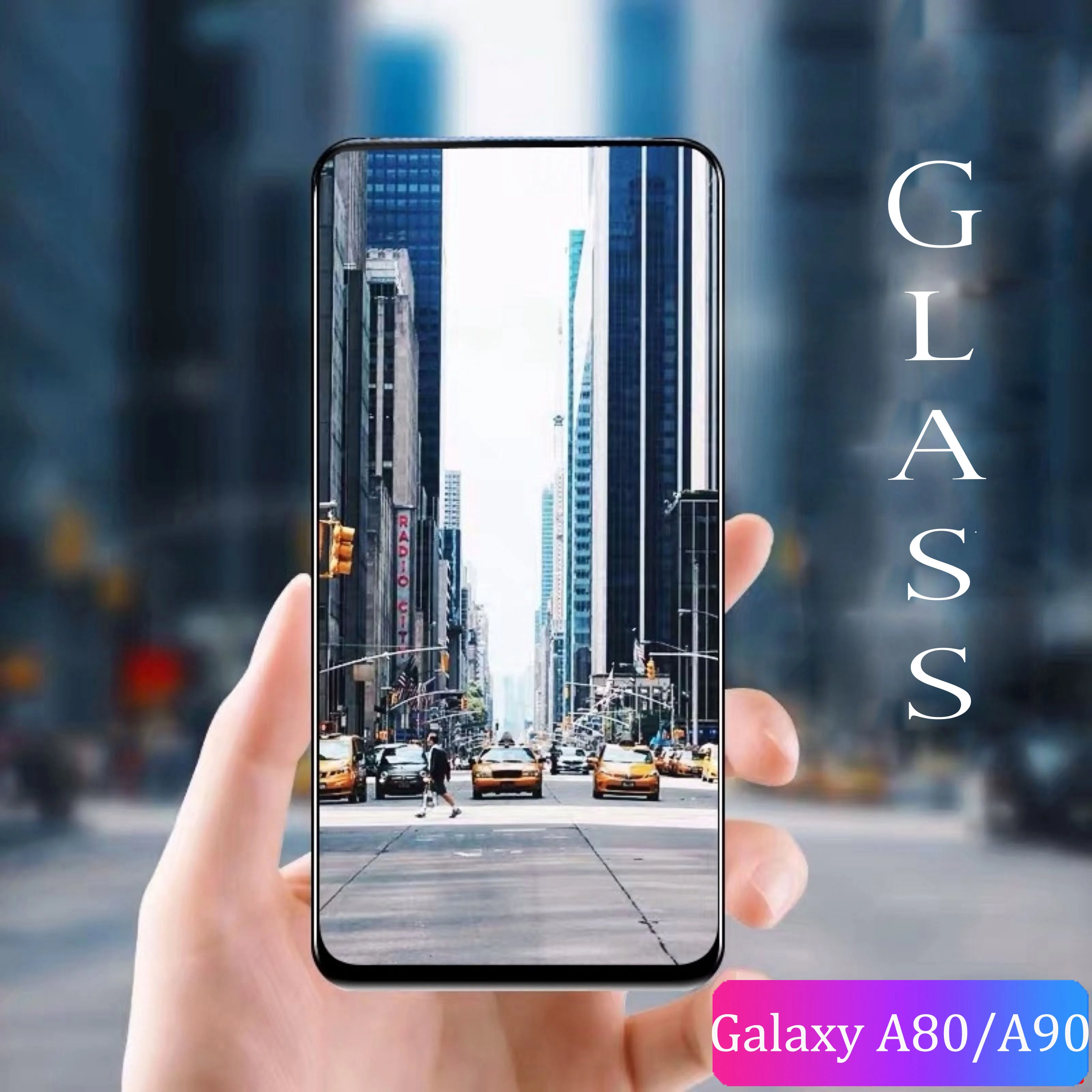 Защитная пленка для экрана из закаленного стекла для Galaxy A90, пленка для samsung Galaxy A80 A70, 3D полноэкранный чехол для телефона, чехол