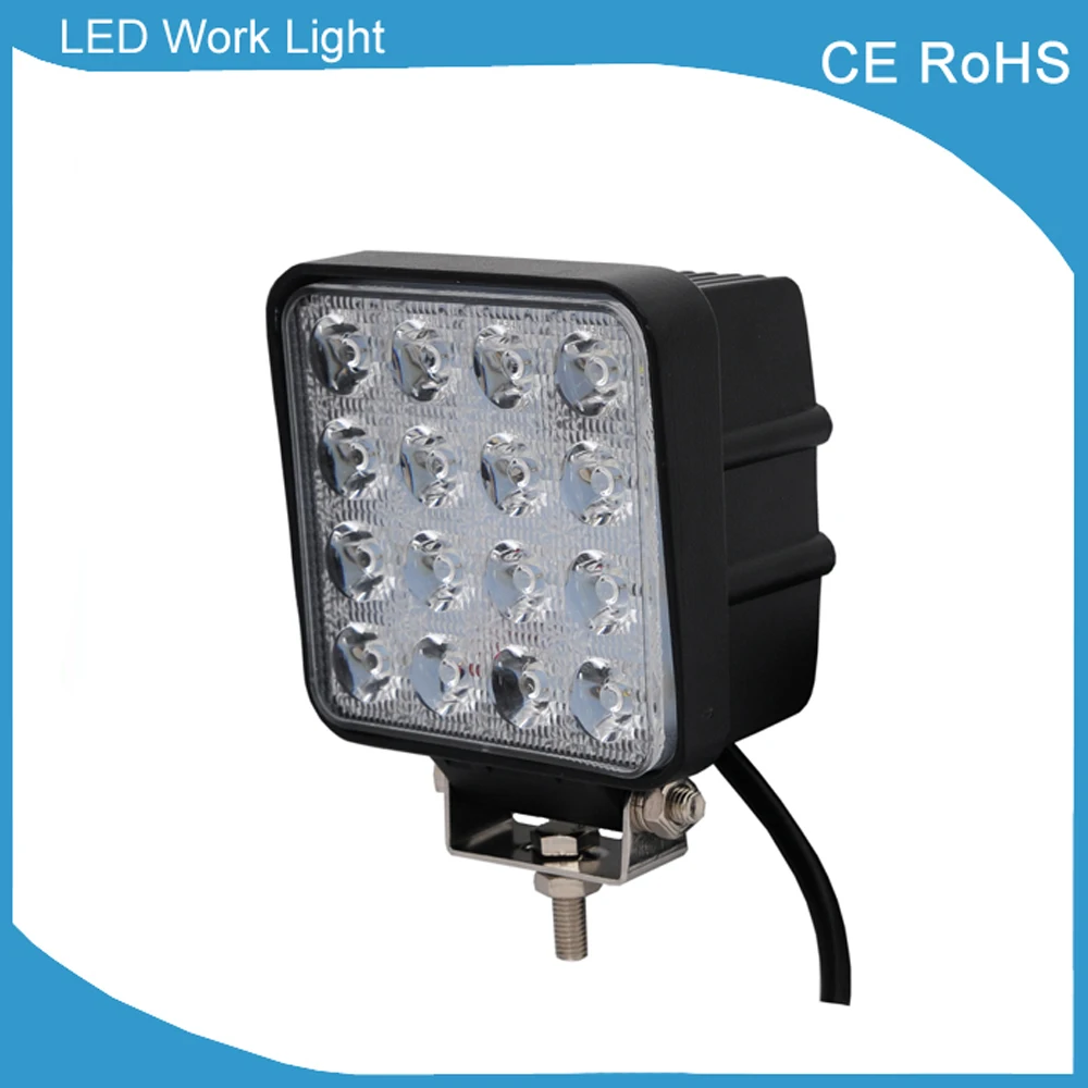 1piece Free Shipping 48w Led Work Light 12v 24v 4 Inch Led Work Lamp