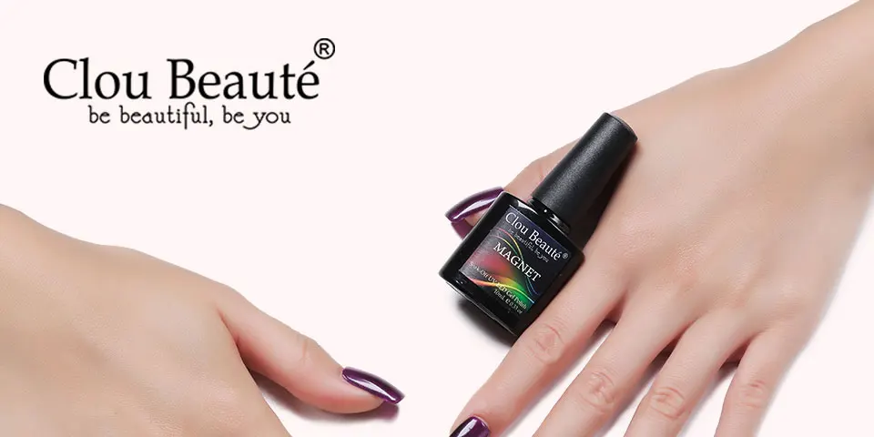 Clou Beaute кошачий глаз Гель-лак для ногтей unhas em гель замочить от Nagellak золотая линия темно-синий Магнитный Гель-лак для ногтей гель