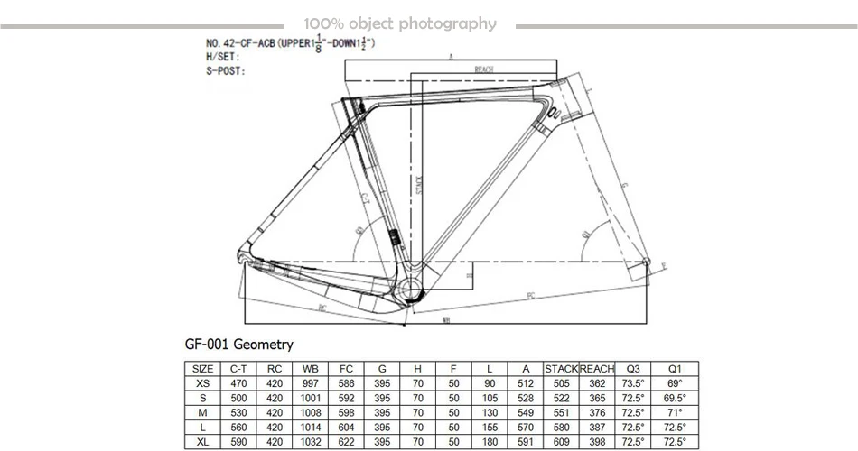 gravel carbon frame geometry