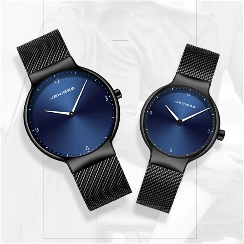 

Mdnen Business Couple Watch Men Women Watches Simple Quartz Unisex Waterproof Clock Erkek Kol Saati Lover watches Saat