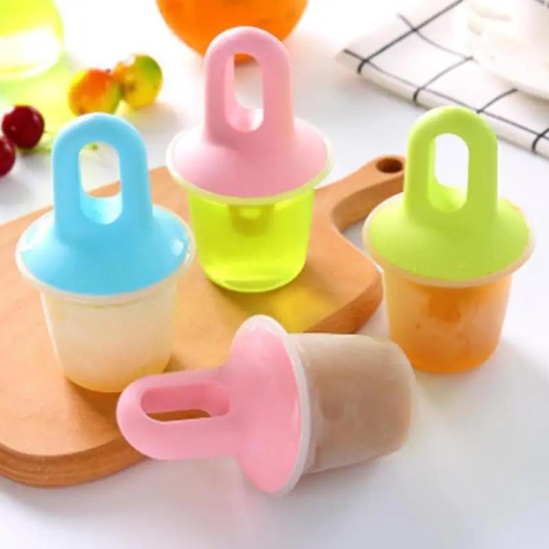 

DIY Sticks Popsicle Classic Ice Cream Mold Round Shape Tray Maker PP freezing Ice Mold Lolly Mould Kitchen Ice Cream Cook Tools