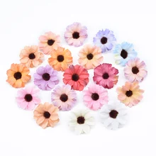 5 шт. мини Ремесла многоцветный шелк stamen Маргаритка diy подарки Рождественская Конфетница Декор для дома свадебные искусственные цветы