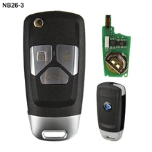 CHKJ 1 шт. NB26 многофункциональный универсальный дистанционный ключ 3 кнопки для KD900+ URG200 KD-X2 nb-серии все функции чипы в одном ключе
