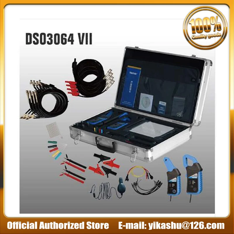Hantek DSO3064 4ch 60 МГц 200MSa/s DSO 3064 автомобильной диагностики ПК базовый генератор