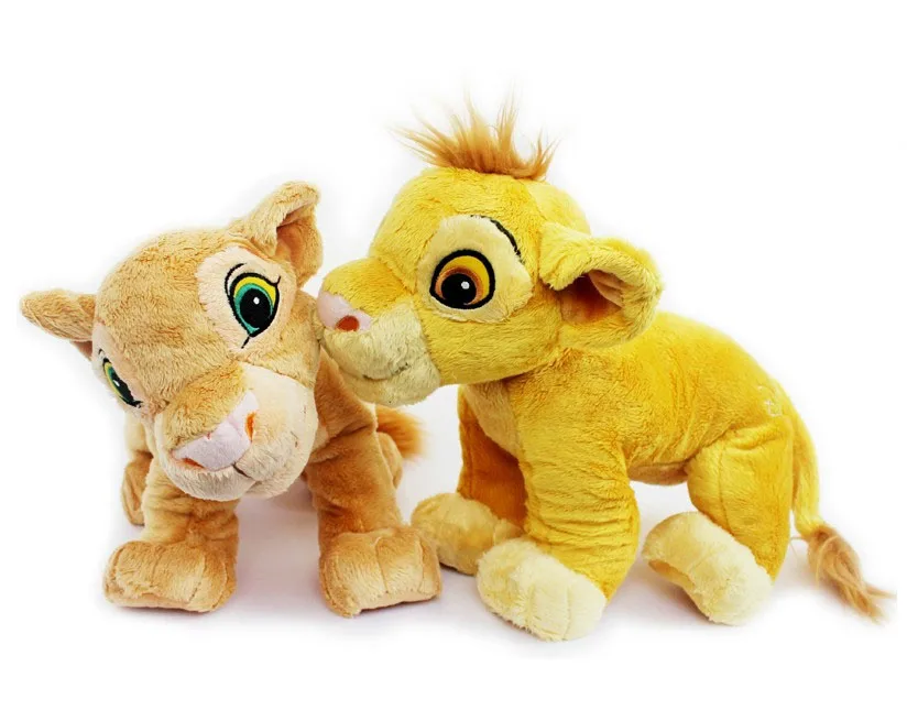 

2pcs/lot Simba and Nala From The Lion King Plush Toys 40cm