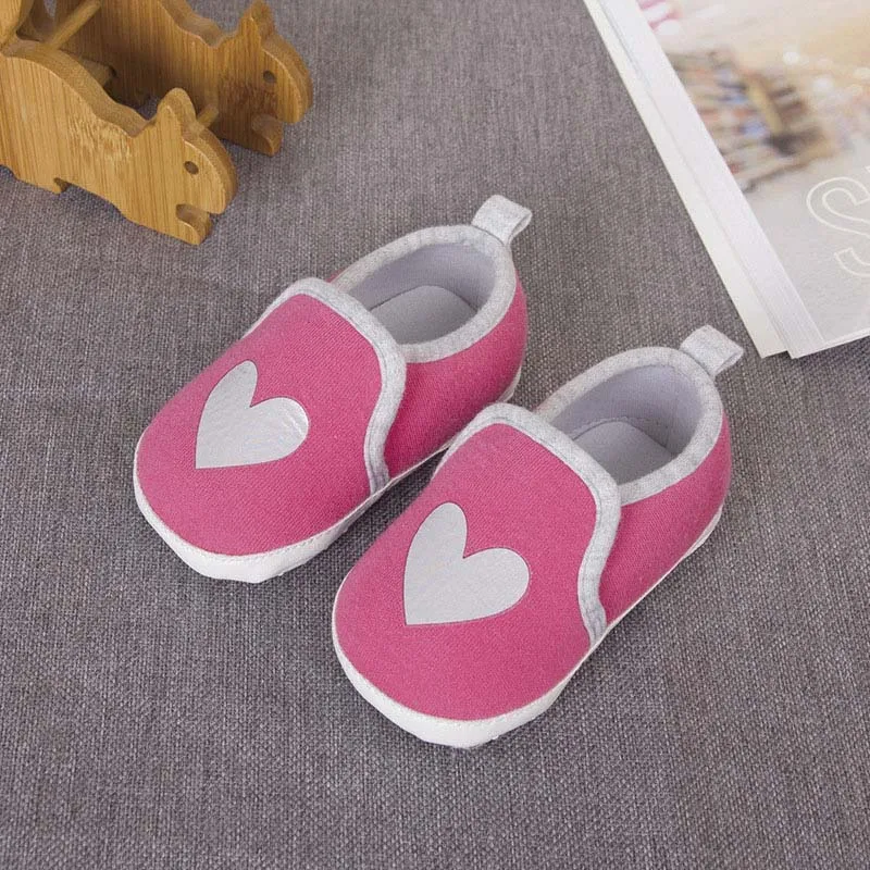 Новая хлопковая обувь для маленьких мальчиков и девочек 6-12 месяцев; модная Милая обувь с нескользящей подошвой для малышей; мягкая обувь для новорожденных - Цвет: 3