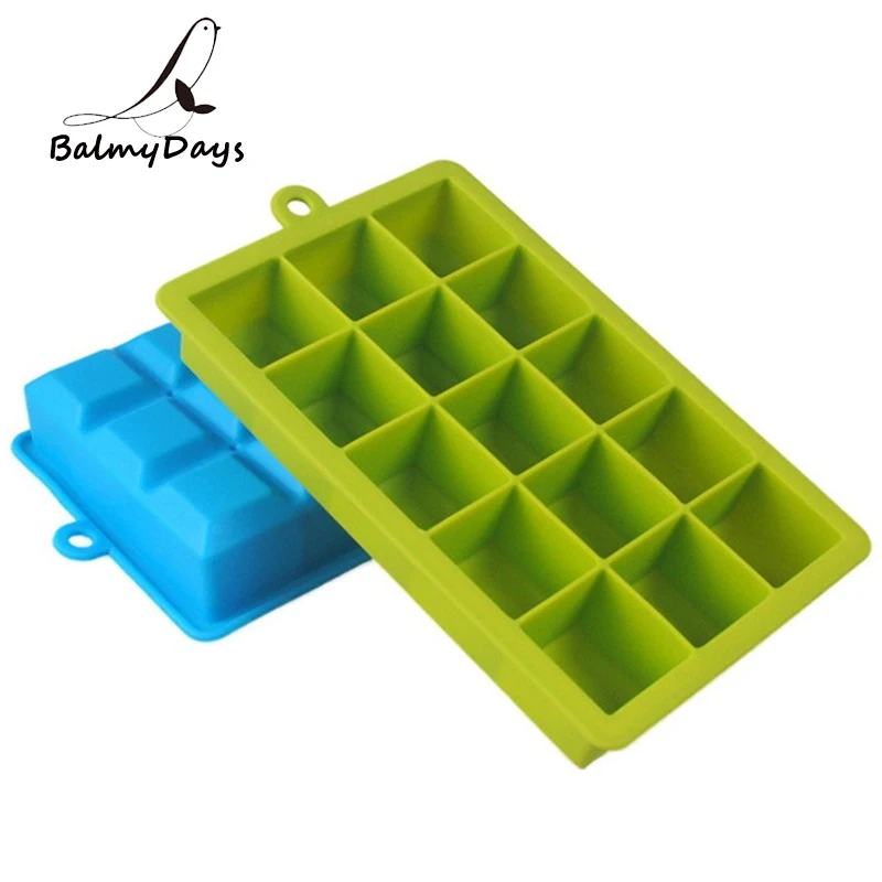 

Silicone Ice Mold Big Ice Cube Maker Reusable Silicone Chocolate Ice Mold Ice Cube Tray with Lid Whisky Bar Kitchen Accessories