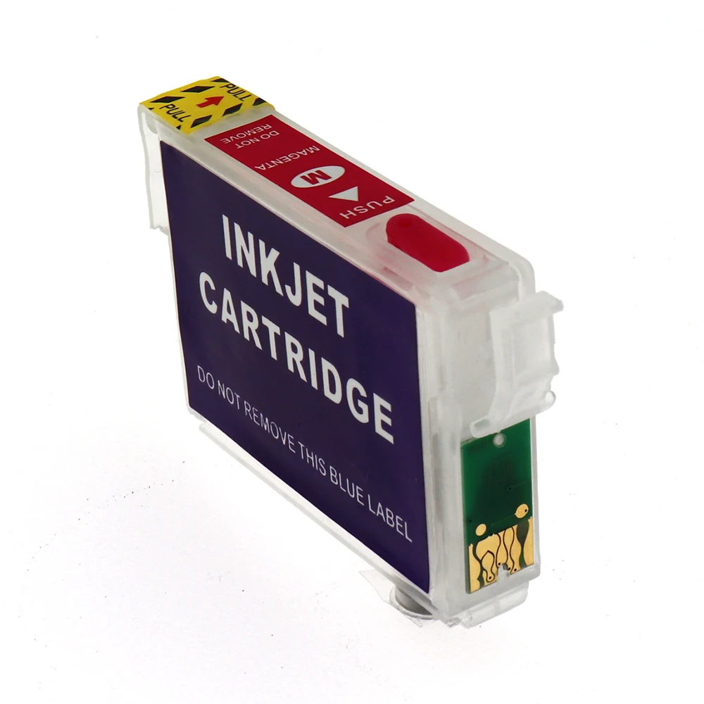 Многоразовый картридж T1281 T1282 T1283 T1284 для принтера Epson Stylus S22 SX125 SX420W SX425W SX235W SX130 с