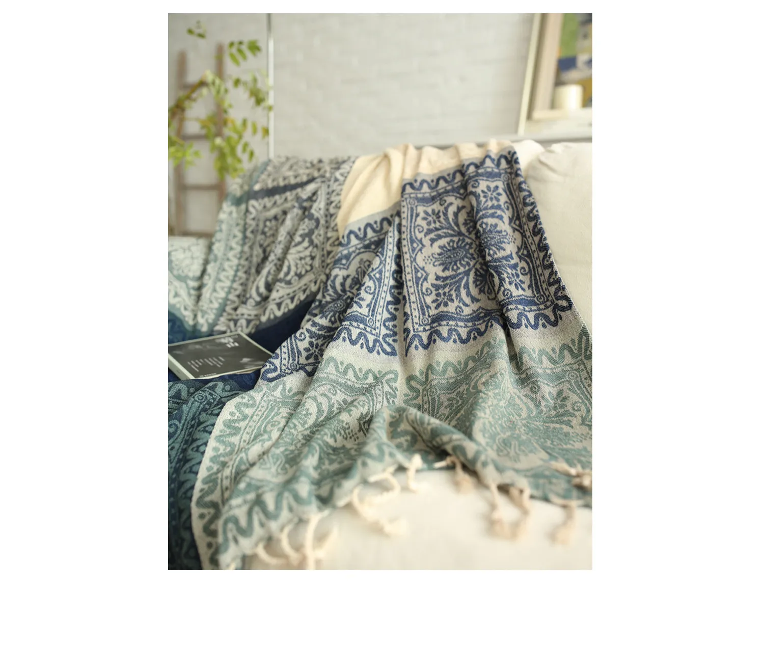 Chenille Sofa Towels With Tassels Chinese Traditional Sofa Covers Throw Blankets Funiturn Protectors Home Textile Almofas Decor