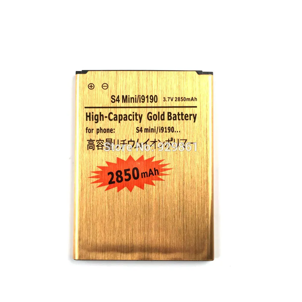 Новый аккумулятор 2850mAh B500AE 4 pin/3pins для Samsung Galaxy S4 mini S IV I9190 i9192 Batterij|battery for samsung|i9190