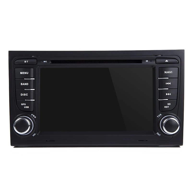 IPS HD 2 Din Car Multimedia Player GPS Android 8.1.0 DVD Automotivo For Audi/A4/S4 2002-2008 Radio Quad Cores RAM 2GB ROM 16GB