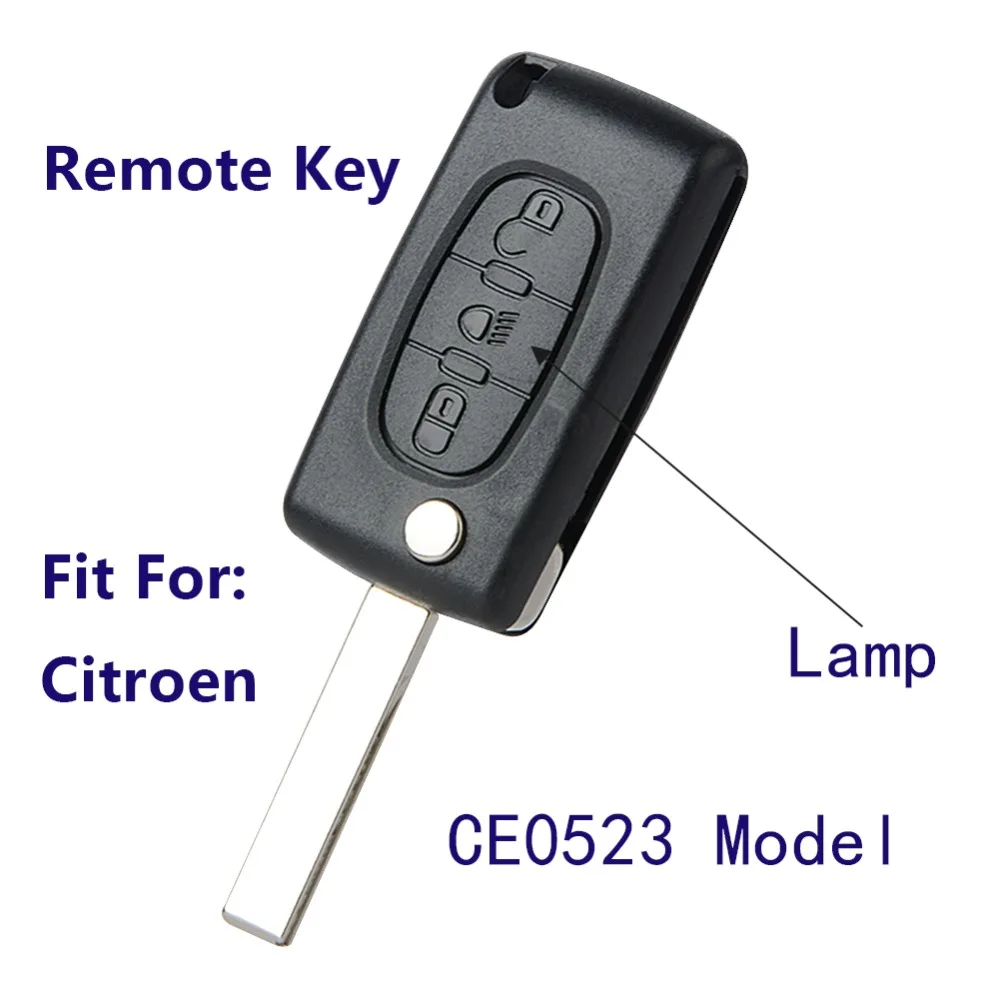 For-CITROEN-Berlingo-C3-C2-C5-C4-Car-Remote-key-Picasso-lamp-PCF7941 ...