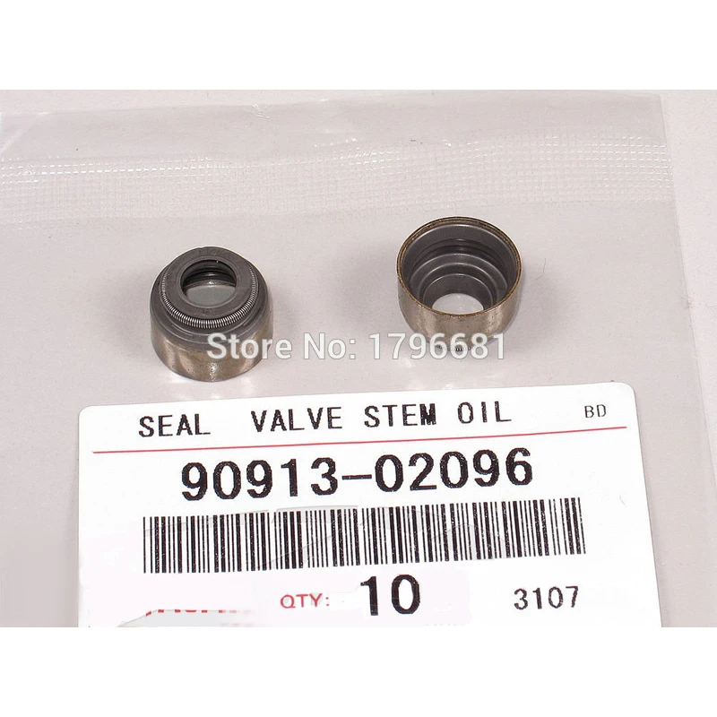 CAPQX 8PCS Valve Stem Oil Seal 90913 02096 For DYNA LAND CRUISER LAND