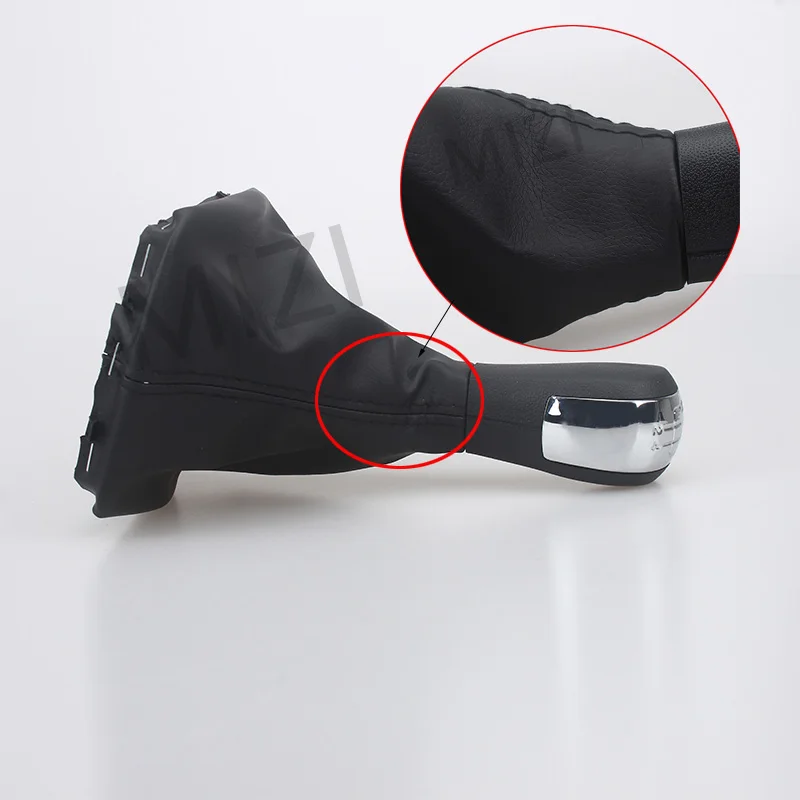 

Fit For 5 Speed Skoda Octavia 2 MK2 2004 2005 2006 2007 2008 2009 2010 Car Gear Shift Knob with Black Leather Boot Cap