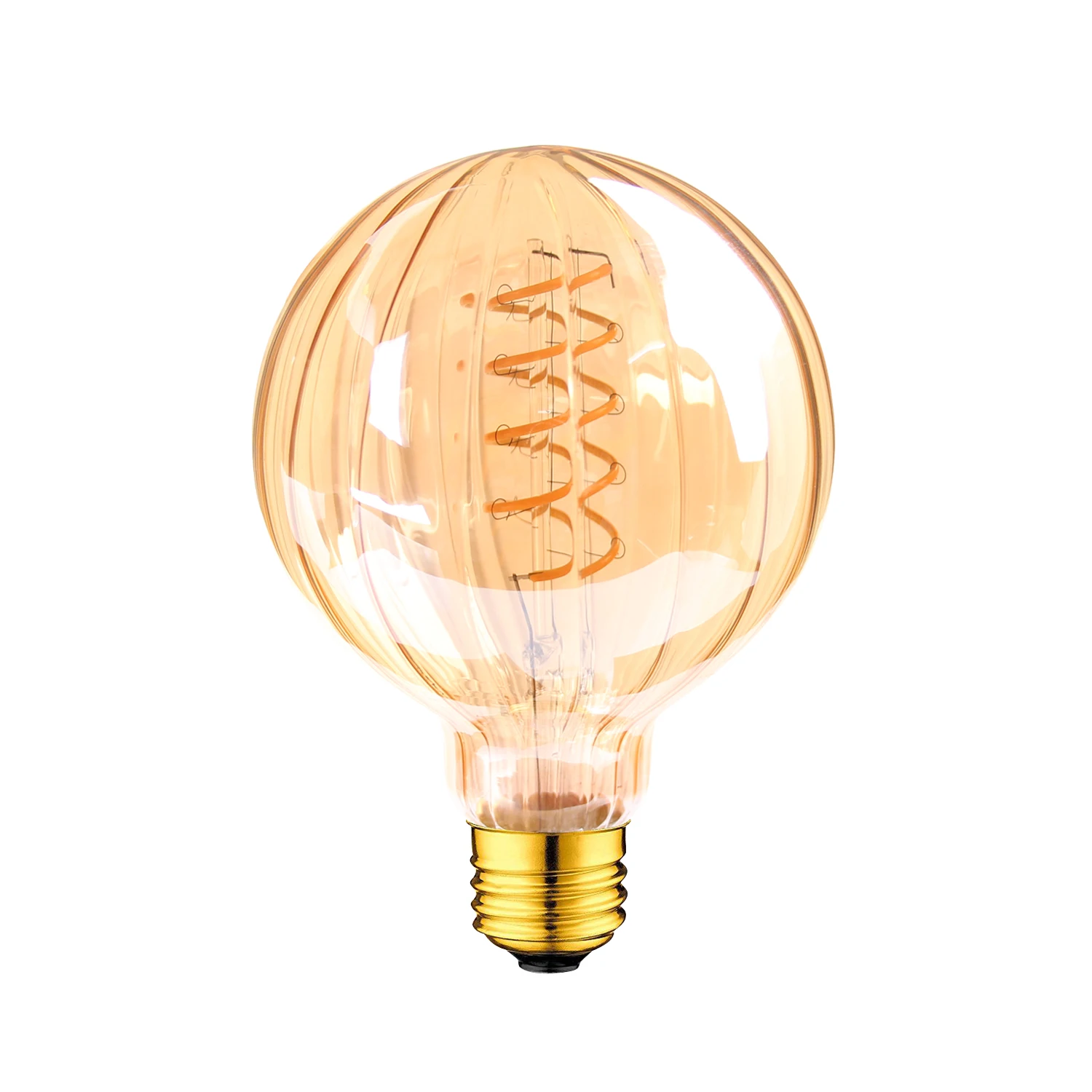 GANRILAND E14 E27 светодиодные лампы 110 V-240 V светодиодная нить с регулируемой яркостью света лампы Ультра теплый 2200 K золото Edison спираль